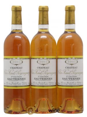 Clos Haut Peyraguey 1er Grand Cru Classé  2001 - Lot de 3 Bouteilles