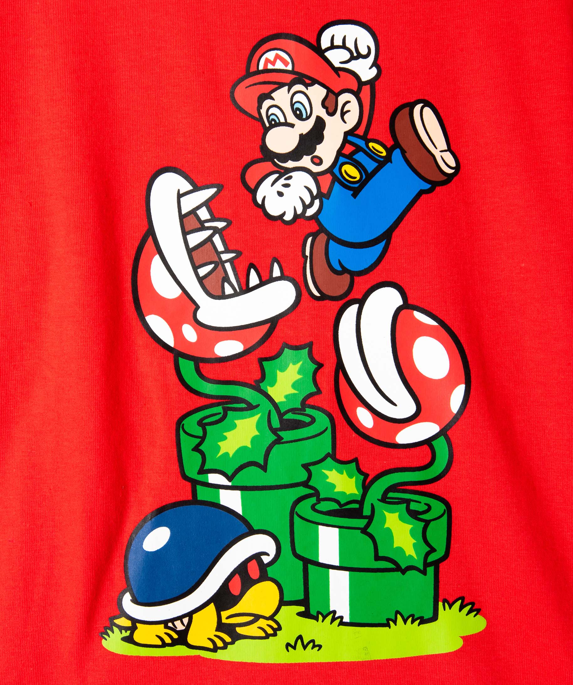 Tee-shirt Garçon avec large motif coloré - Super Mario rouge | GEMO