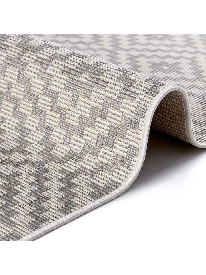 freundin HOME COLLECTION In- & Outdoor Teppich Breeze Grau Creme günstig kaufen