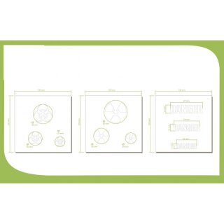 Airbrush Stencils Symbols: Chemical