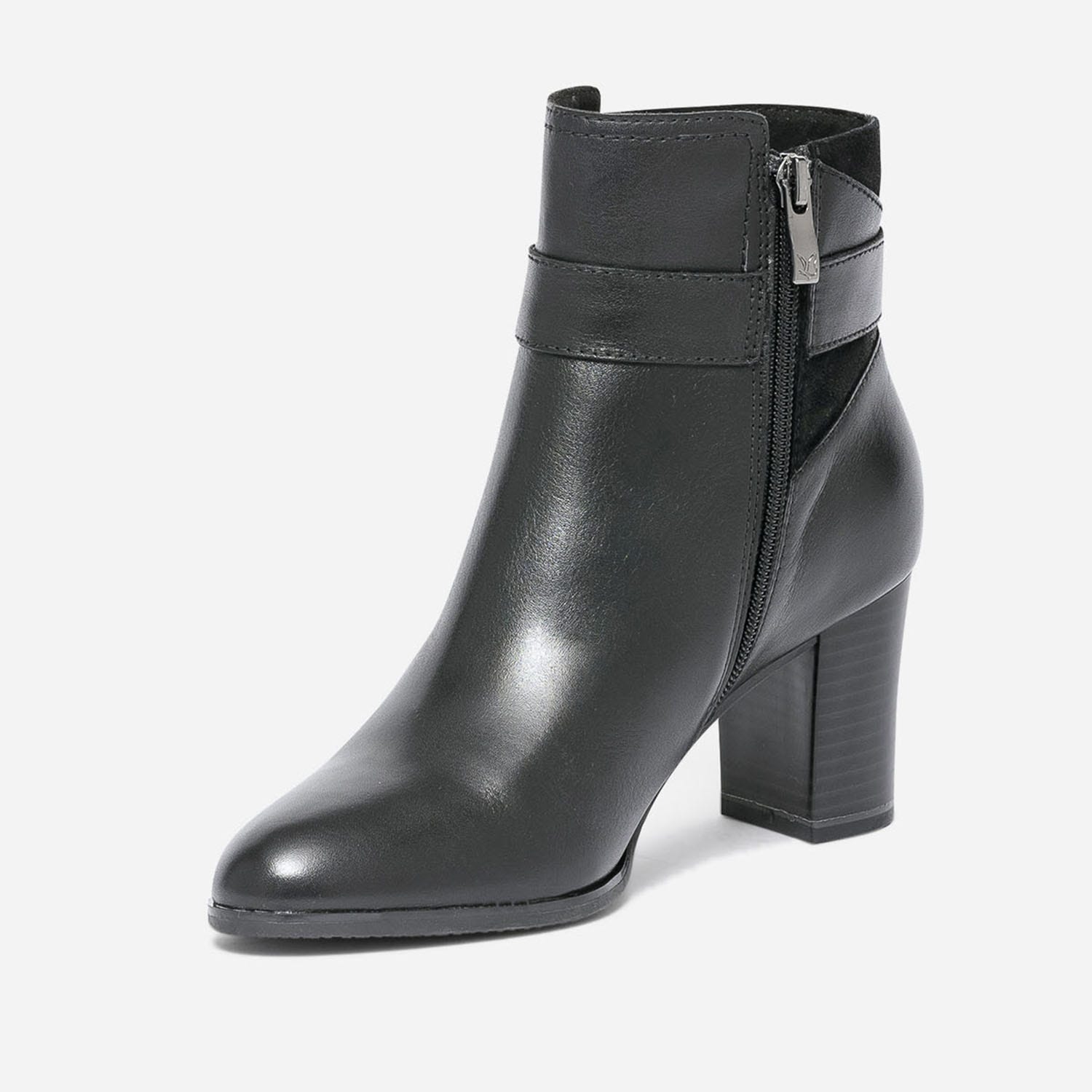 Boots CAPRICE noir à boucle fantaisie