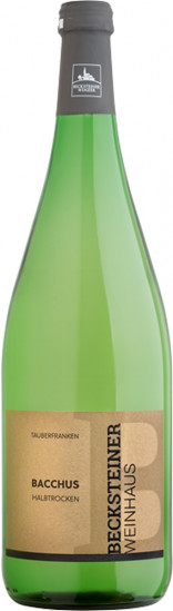 2022 Becksteiner Weinhaus Bacchus halbtrocken 1,0 L - Becksteiner Winzer eG