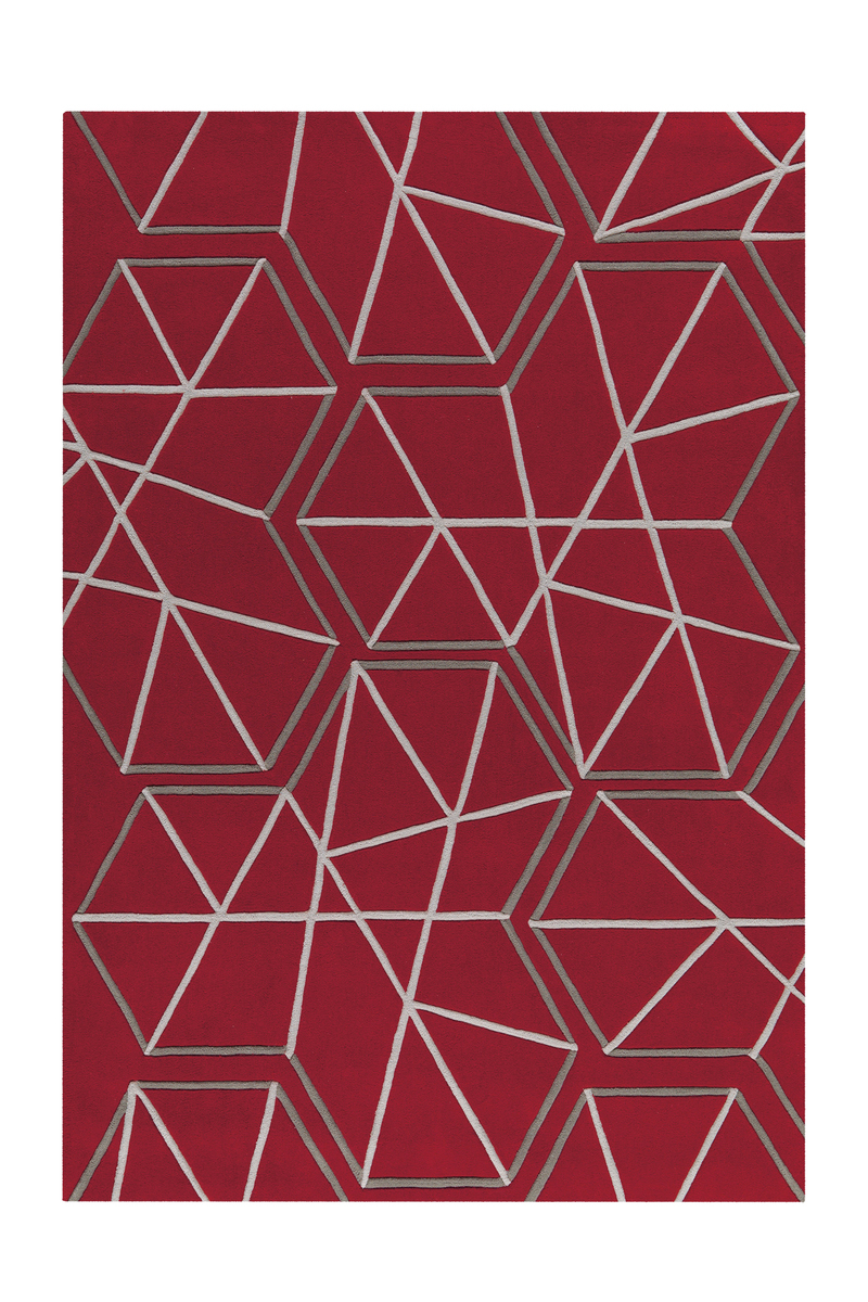 Arte Espina Teppich Spirit 3112 Rot / Grau