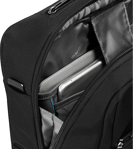 Piquadro Brief 2-Rollen Businesstrolley 40 cm Laptopfach