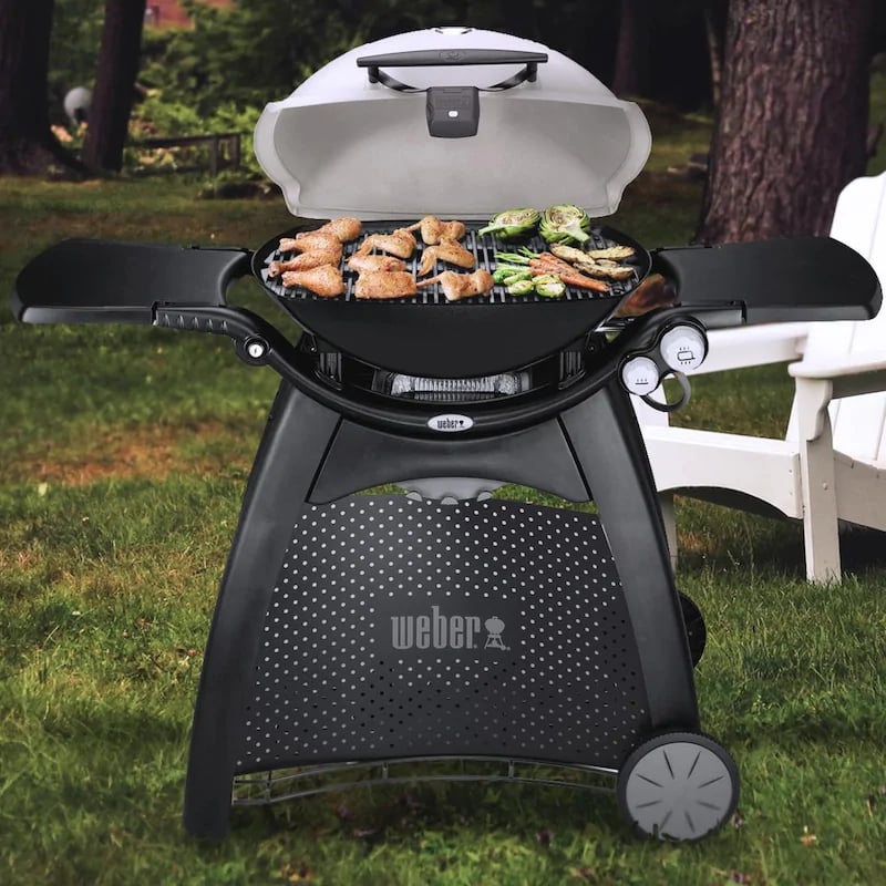 Weber Q 3200 Propane Gas Grill - Titanium - 57060001