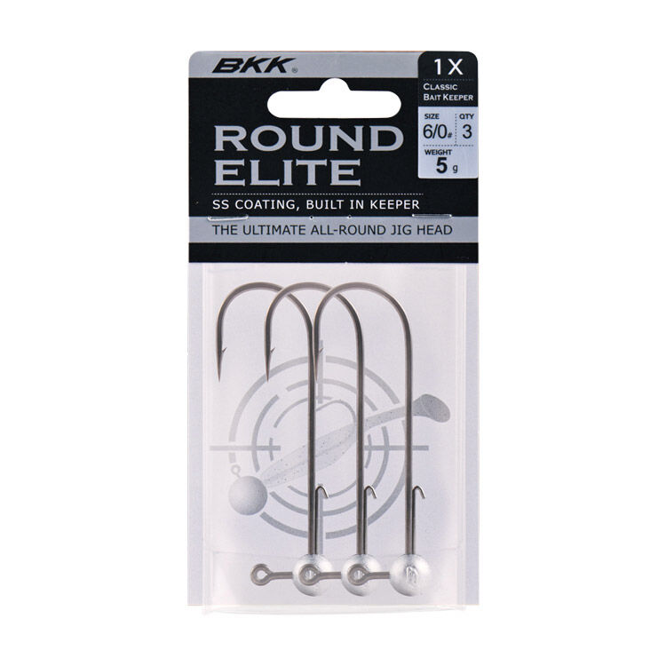 Capete jig BKK Round Elite Classic Bait Keeper H3/0 (x3)