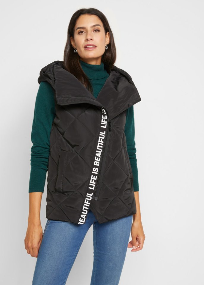 Asymmetrisch Steppweste