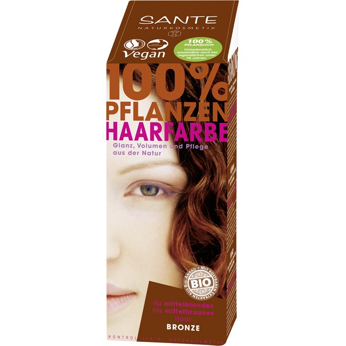100% Pflanzen-Haarfarbe-Pulver