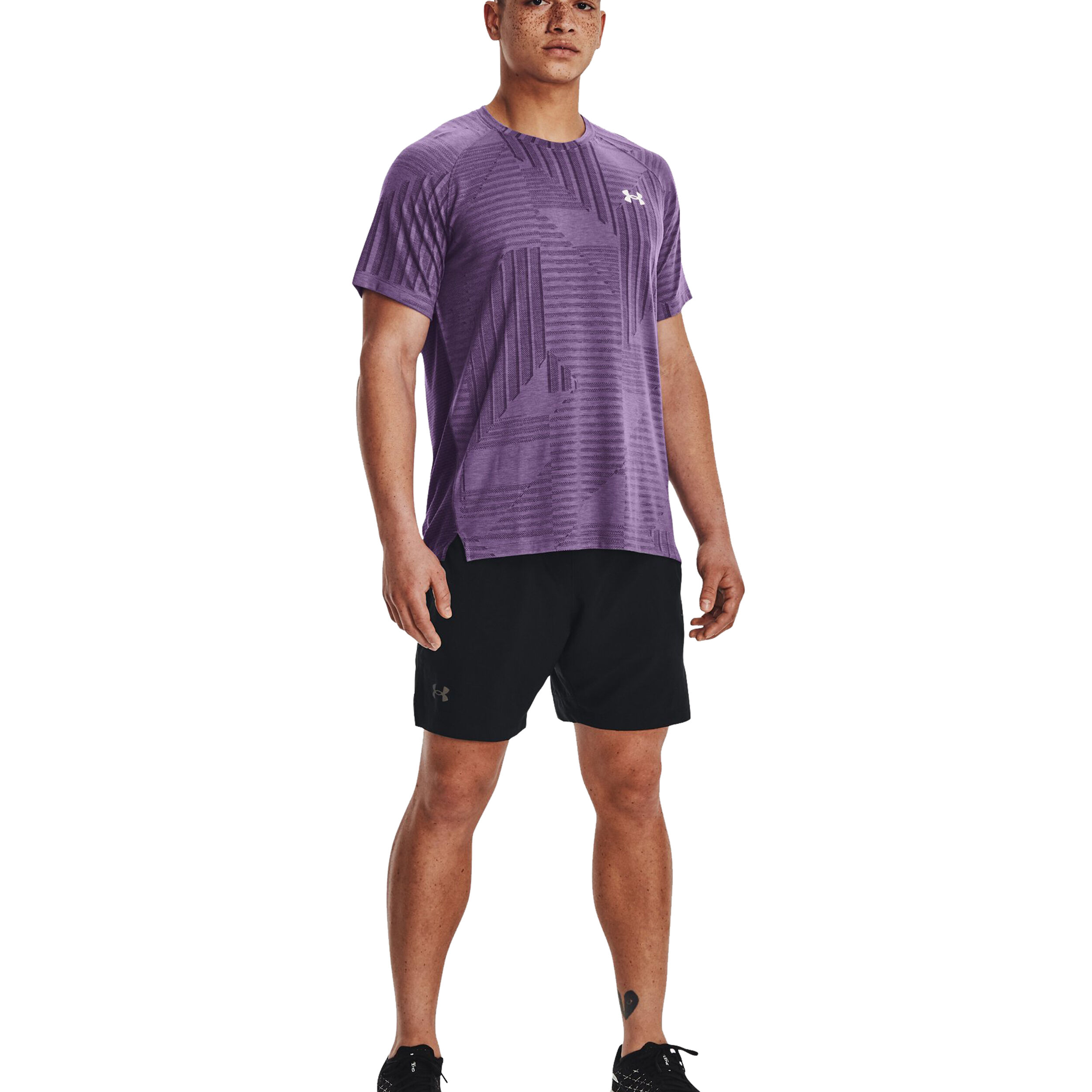 Launch Elite 2in1 7in Shorts Herren - Schwarz