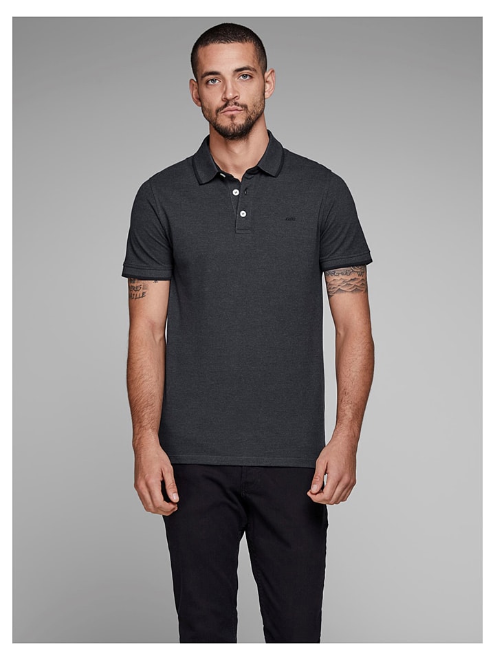 Jack & Jones Poloshirt in Anthrazit günstig kaufen