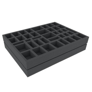 7-teiliges Feldherr Schaumstoff-Set + Tokenhalter für HeroQuest (2021) - HeroQuest (2021) Grundspiel + Die Bastion Kellars Keep + Die Rückkehr des Hexen-Lords