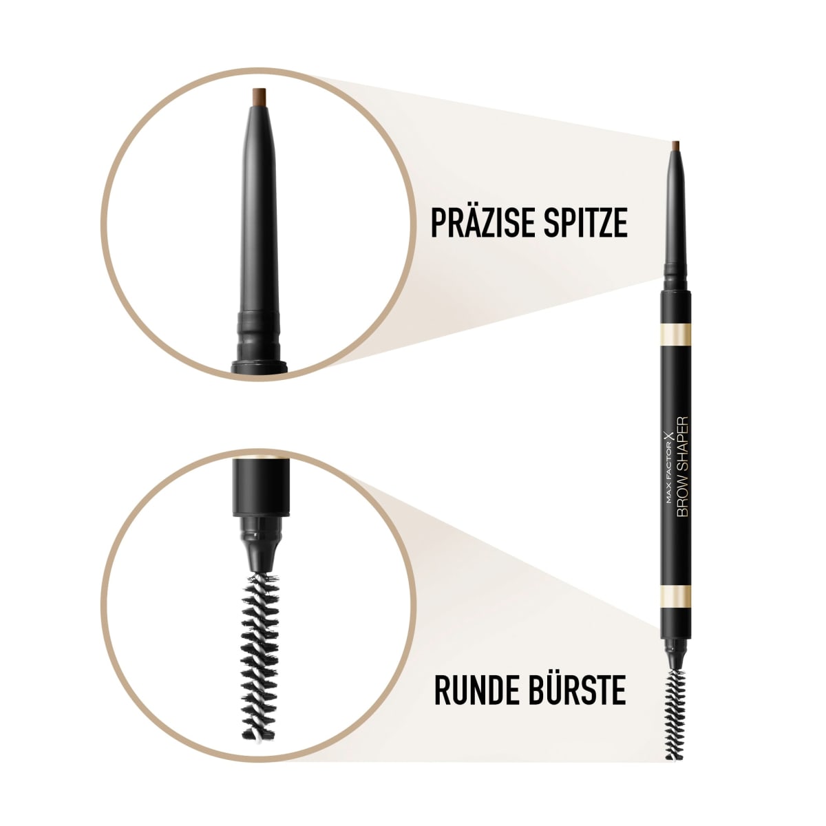 Augenbrauenstift Brow Shaper 020 Brown, 0,09 g