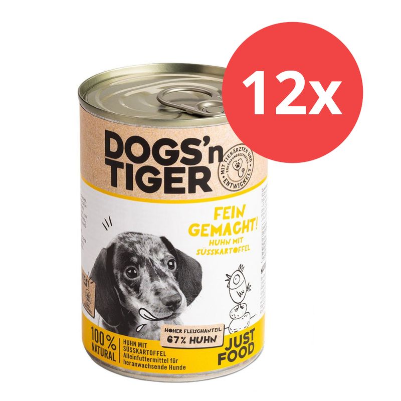 Sparpaket Dogs'n Tiger Junior 12 x 400 g