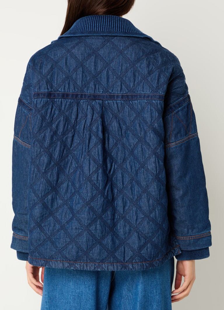 Pulover matlasat Sessùn Saltery Bay Chambray
