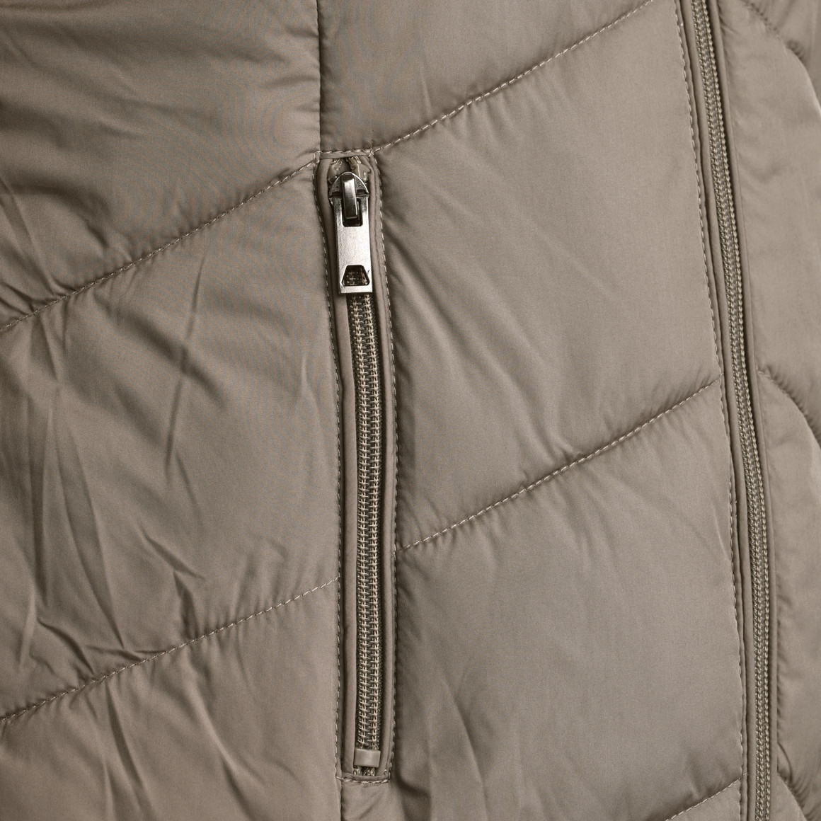 Damen Steppweste mit Zippertaschen