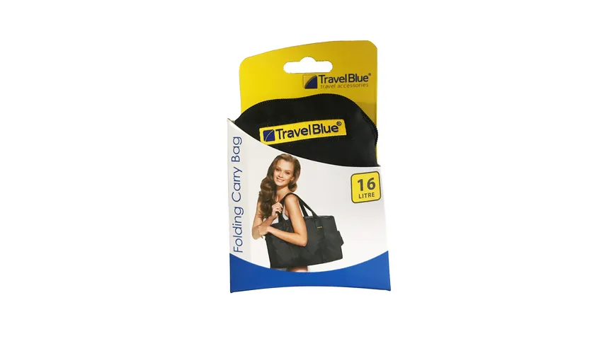 TravelBlue Faltbeutel 16l schwarz