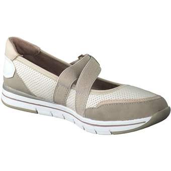 Relife Spangenballerina in beige