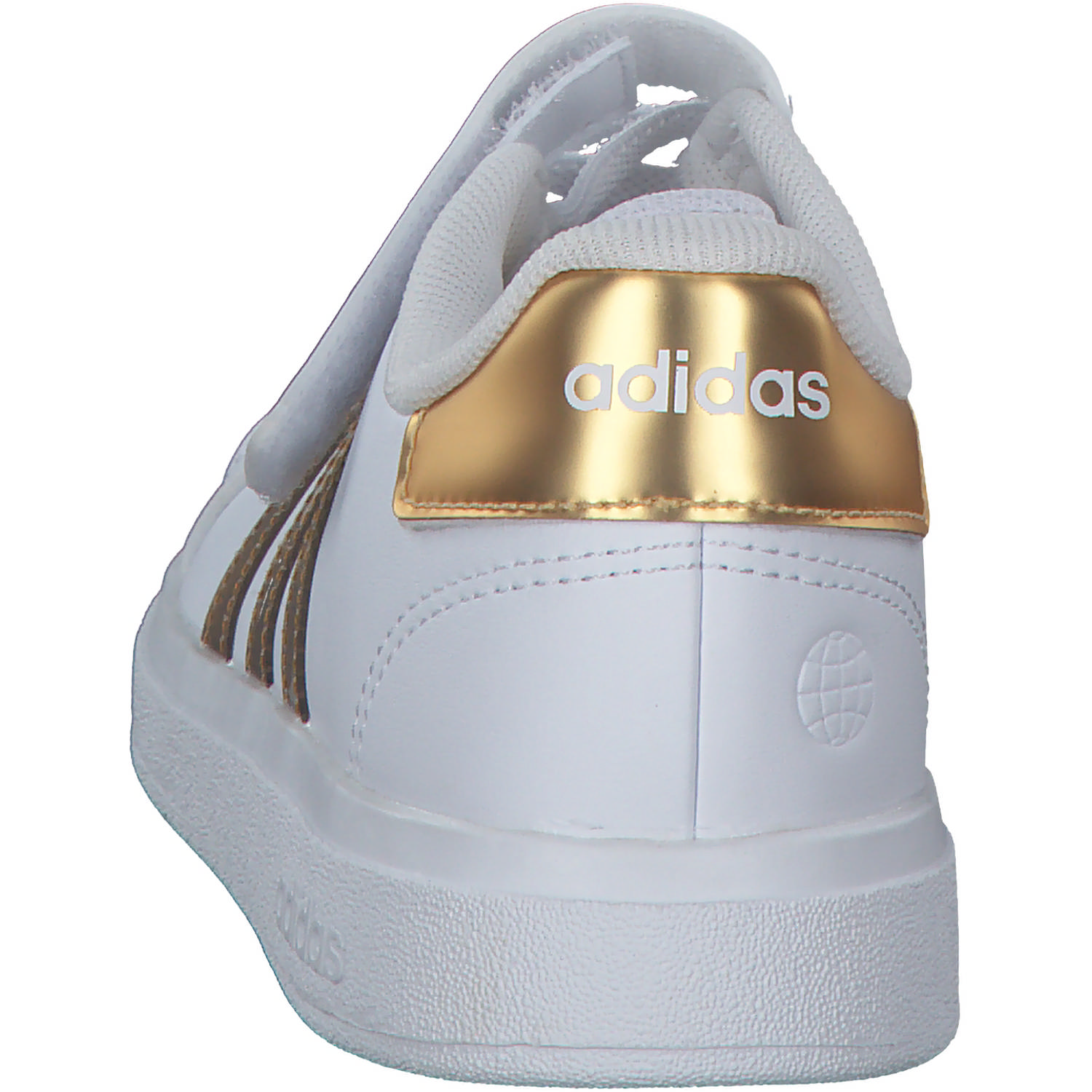 Adidas Grand Court 2.0 EL, Sneakers Low, Kinder, ftwr white/ftwr white/matte go