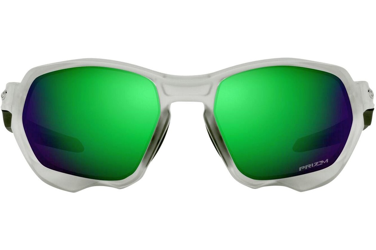 Oakley Plazma Matte Clear/Prizm Road Jade