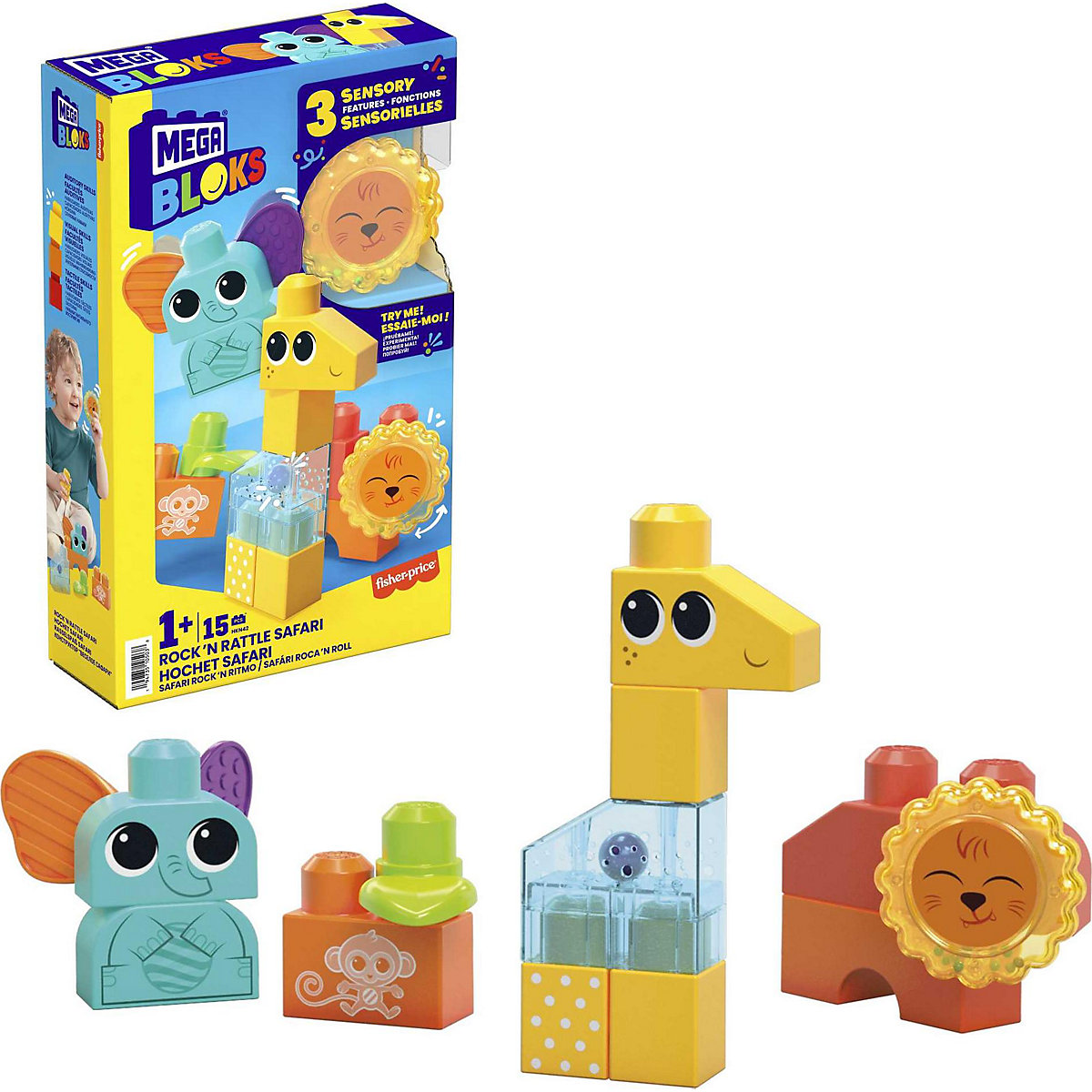 MEGA BLOKS Rasselspaß Safari