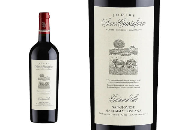 Podere San Cristoforo Maremma Toscana Carandelle Sangiovese 2017 Toscane Toscane