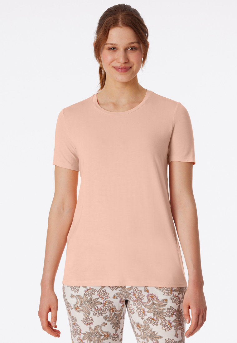 Shirt kurzarm Modal peach whip - Mix+Relax
