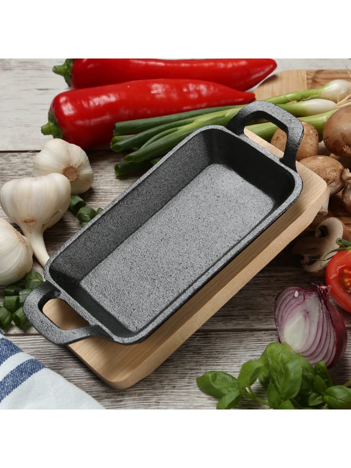GAUMENKICK Servierpfanne Gusseisen in schwarz - L: 22,5cm günstig kaufen onesize