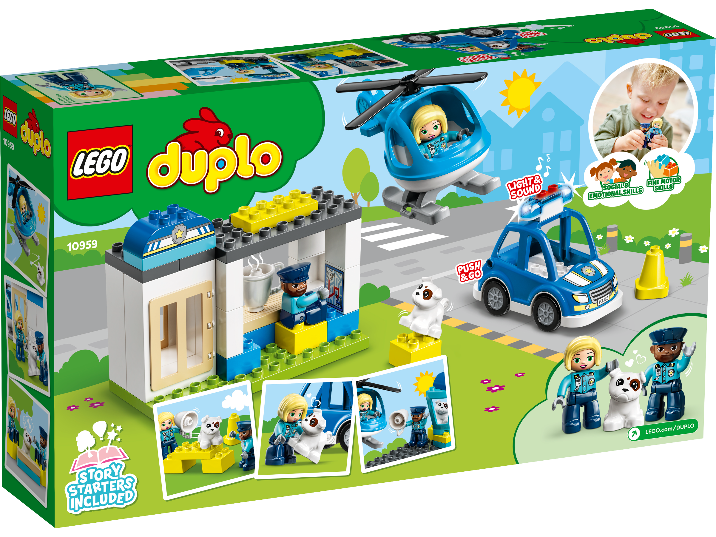 Polizeistation mit Hubschrauber 10959