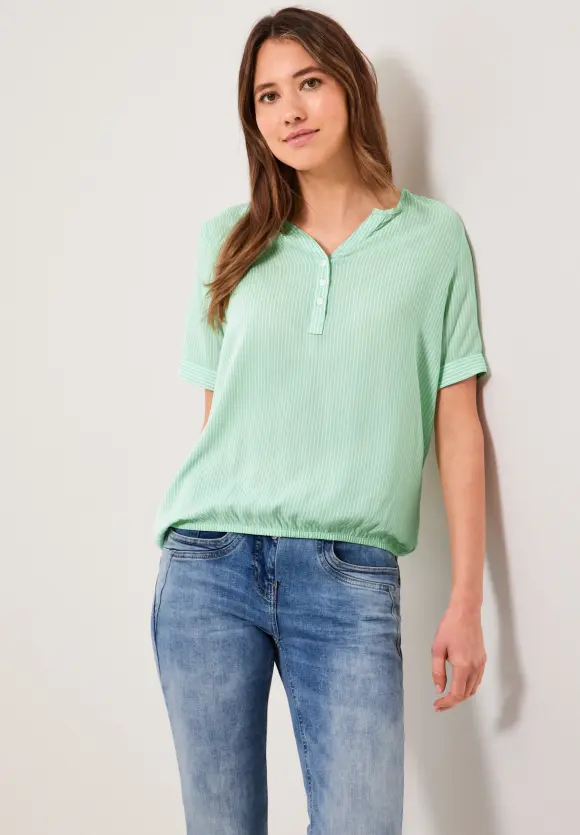 CECIL Bluse mit Turn-Up Ärmel