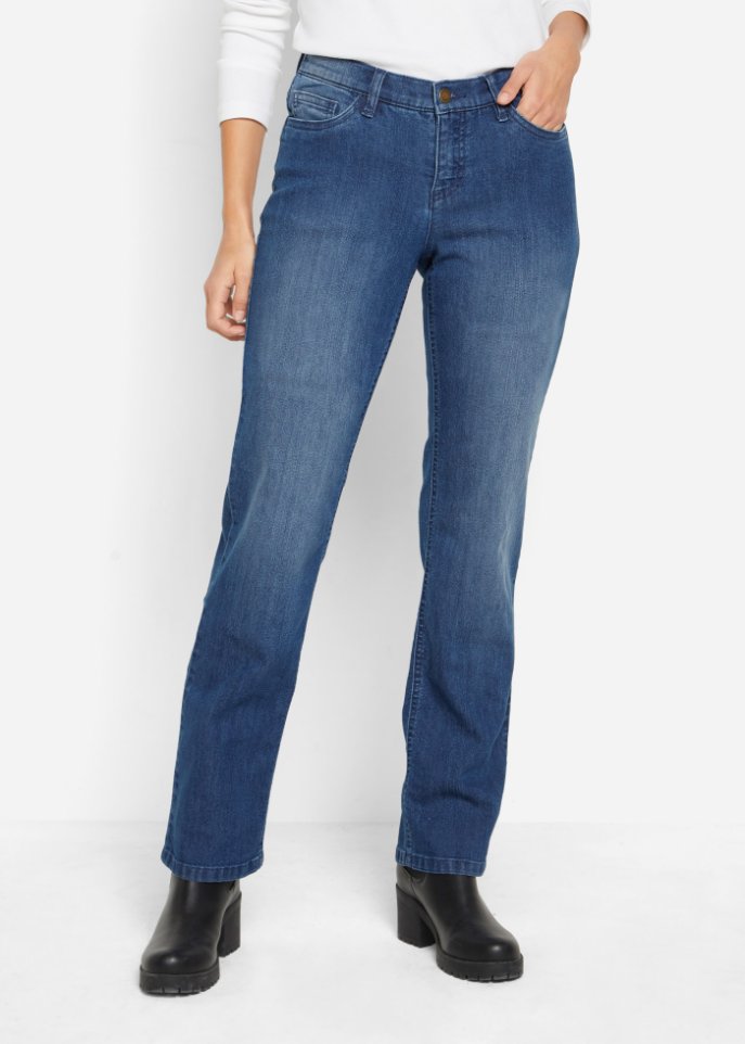Komfort-Stretch-Jeans, Straight, 2-er Pack