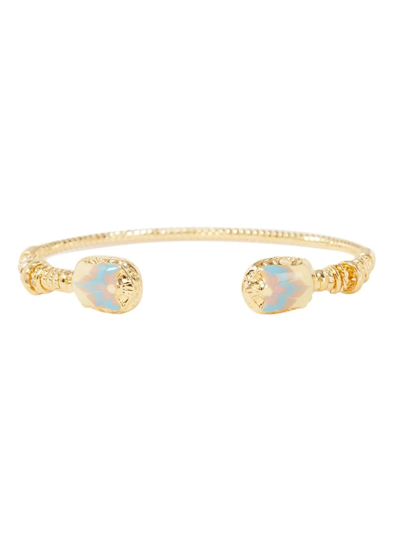 Gas Bijoux Duality bangle gold-plated