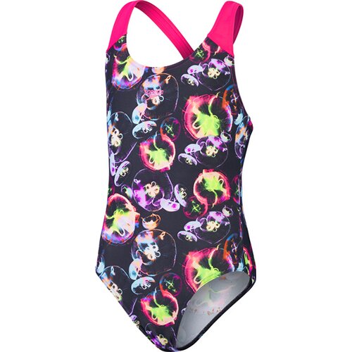 KINDER BADEANZUG ALV SPBK JF BLACK/PINK