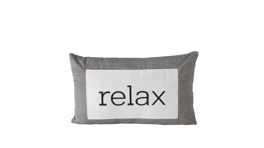 Boltze Kissen Relaxa Cremeweiß, Schwarz