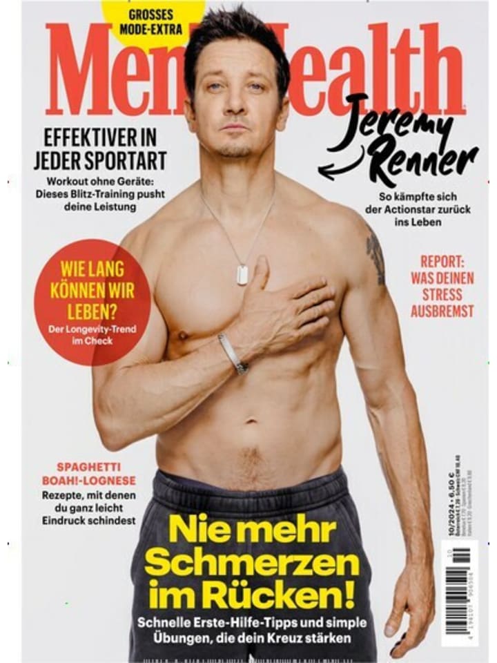 Hubert Burda Media 6 x MEN'S HEALTH Zeitschrift (Gutschein für Halbjahres Abo) günstig kaufen onesize