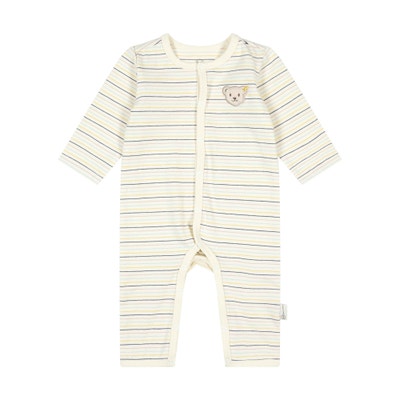 Strampler langarm, beige für Mädchen