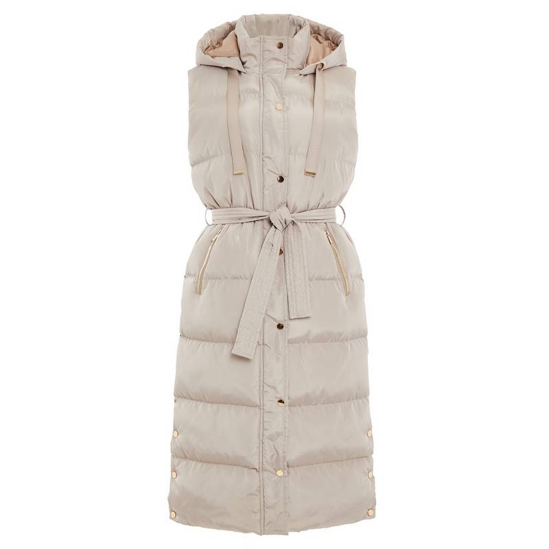 Threadbare THB Robbie Premium Hoodie Gilet Longweste Damen