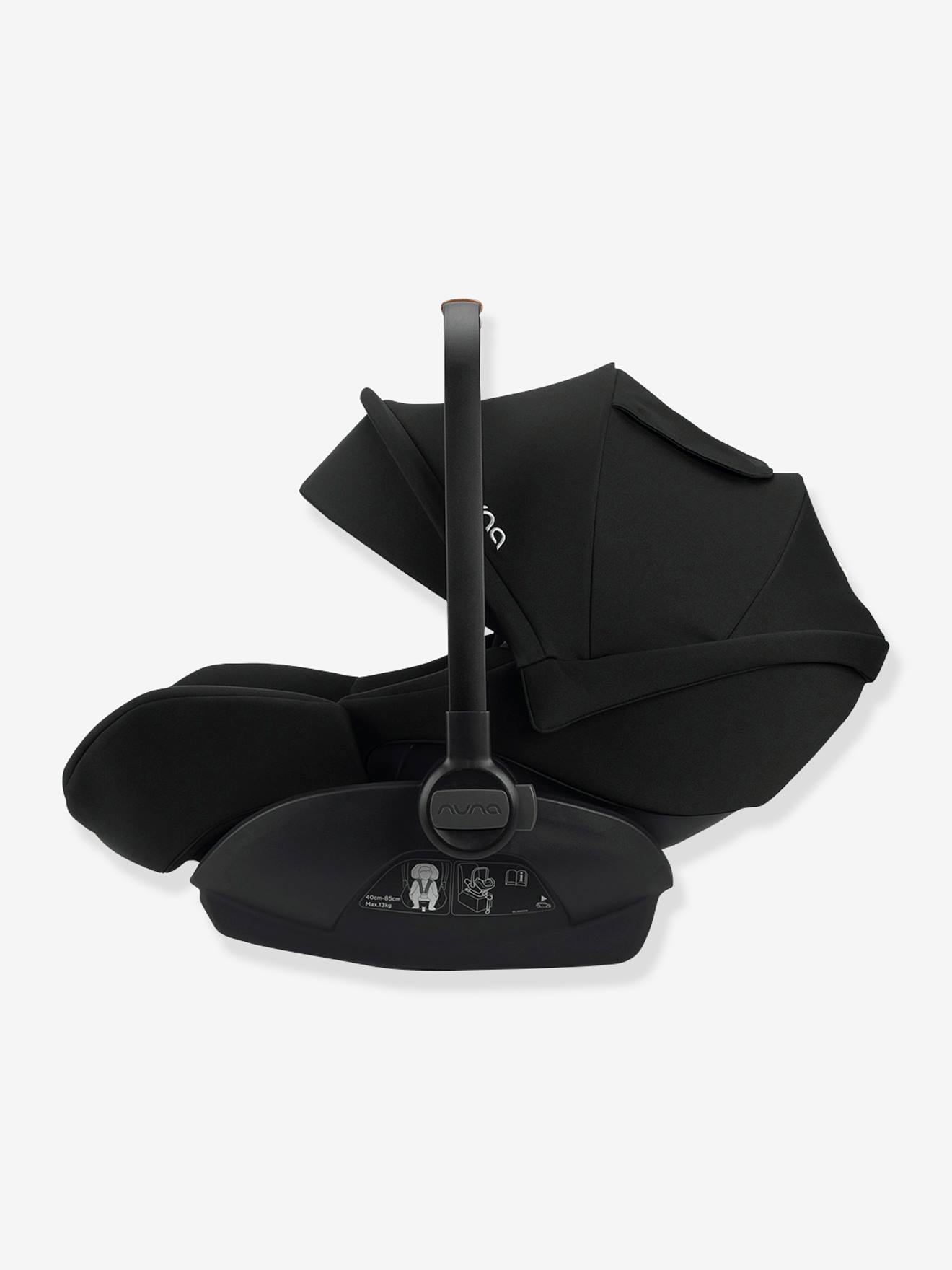Siège-auto coque NUNA Arra Next i-Size 40 à 85 cm, équivalence groupe 0+ noir (caviar)