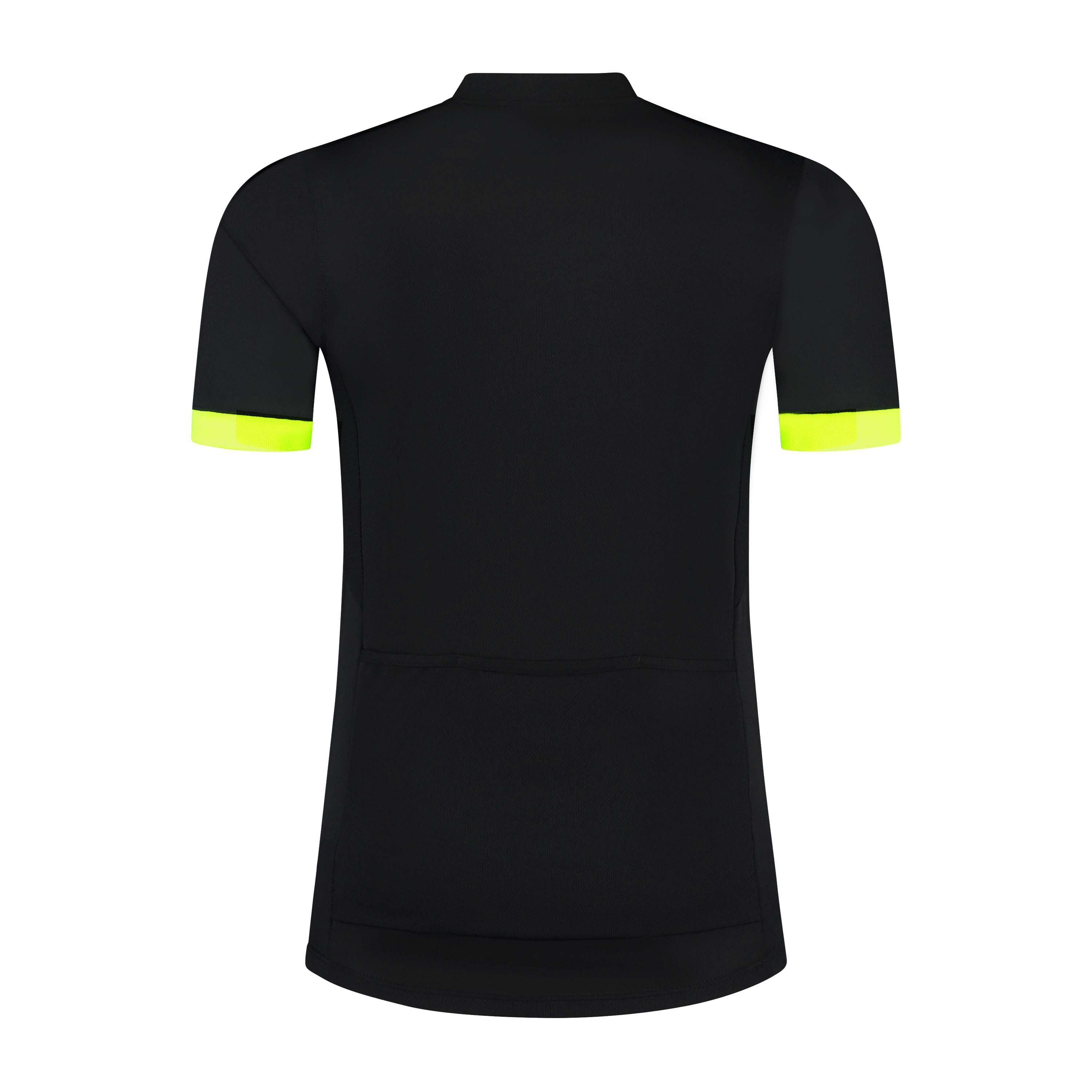 Rogelli Core Black Fluor Kinder Radtrikot