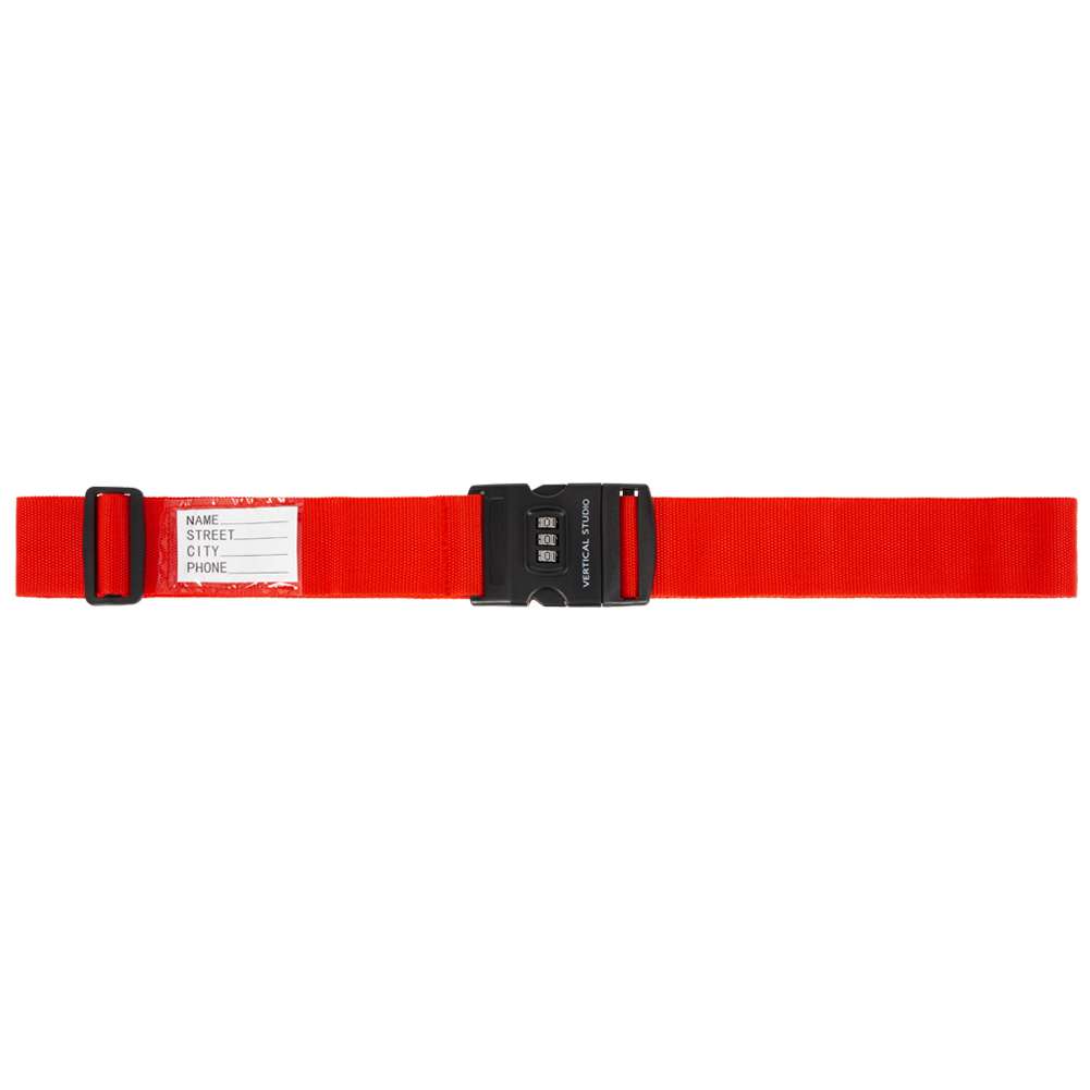 VERTICAL STUDIO Gepäck Koffergurt 200cm rot