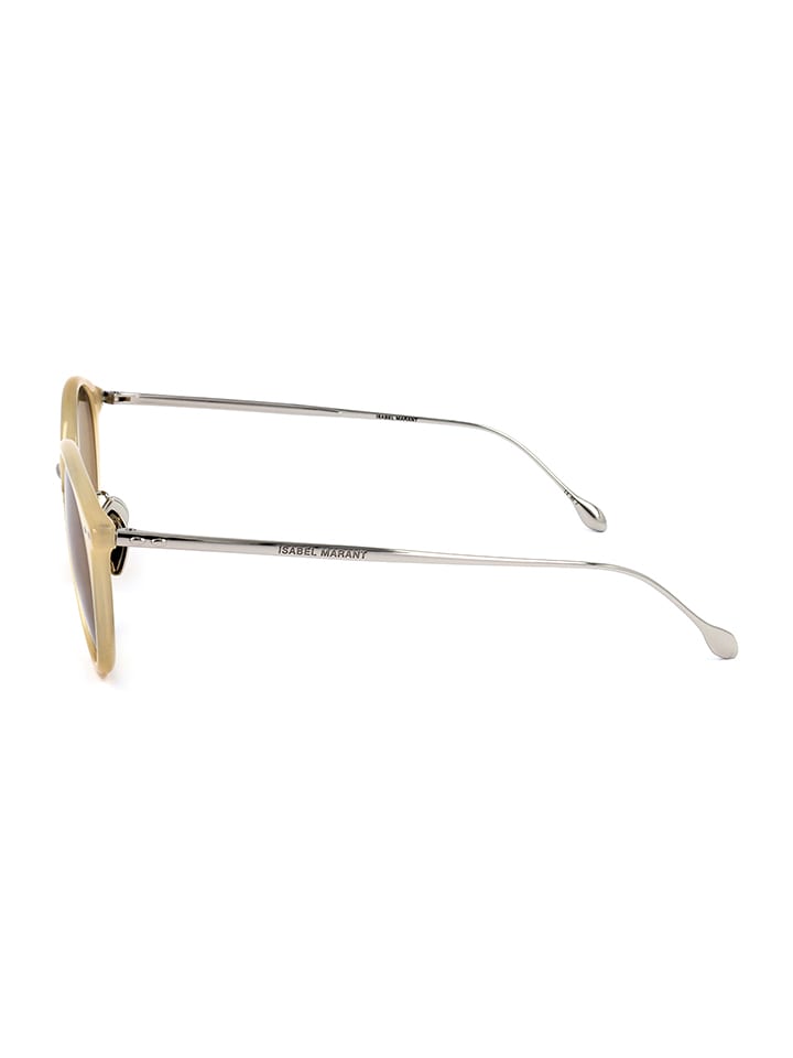 ISABEL MARANT ÉTOILE Damen-Sonnenbrille in Gelb-Silber/ Hellbraun günstig kaufen 52