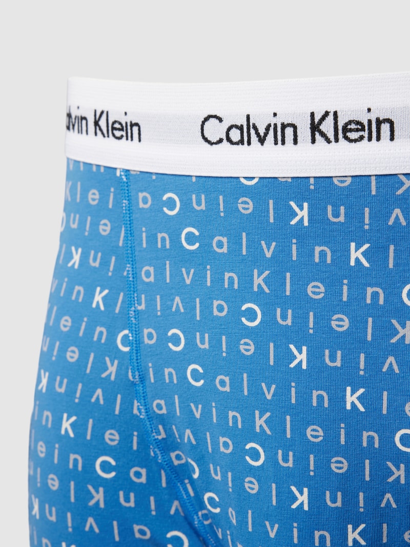 Trunks mit elastischem Logo-Bund im 3er-Pack in hellgrau