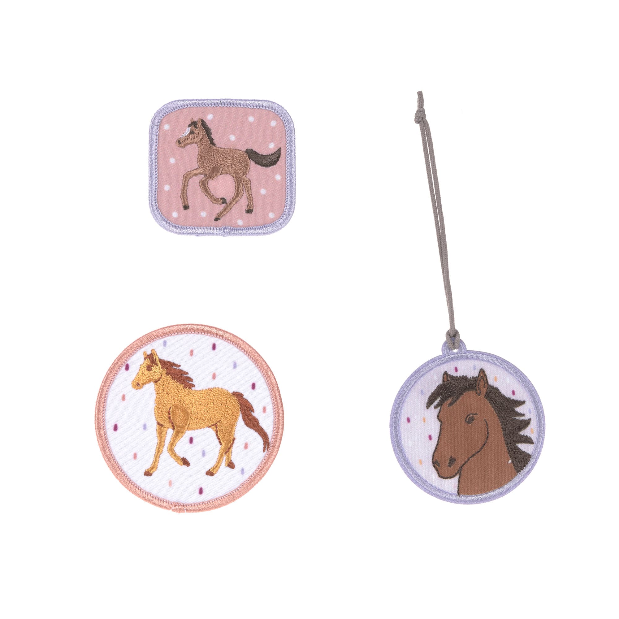 Anhänger & Patches - Schul Set Unique, Horse