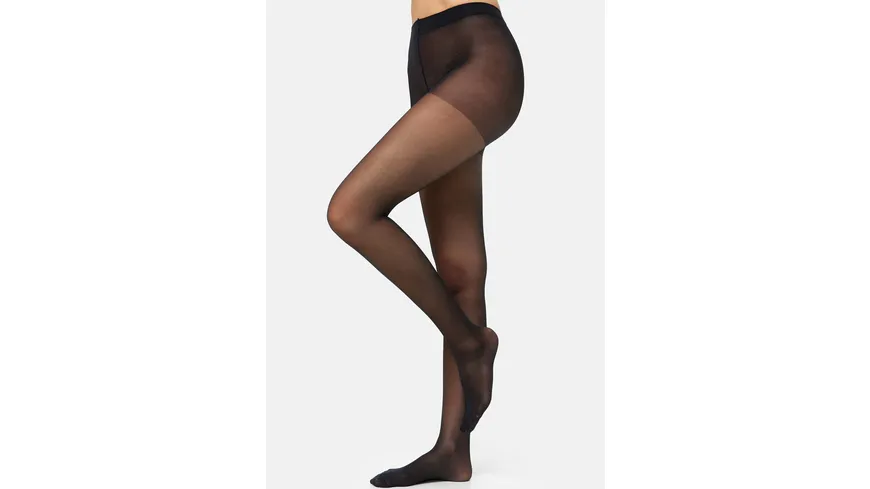 NUR DIE Damen Feinstrumpfhose Fit in Form 40 DEN schwarz