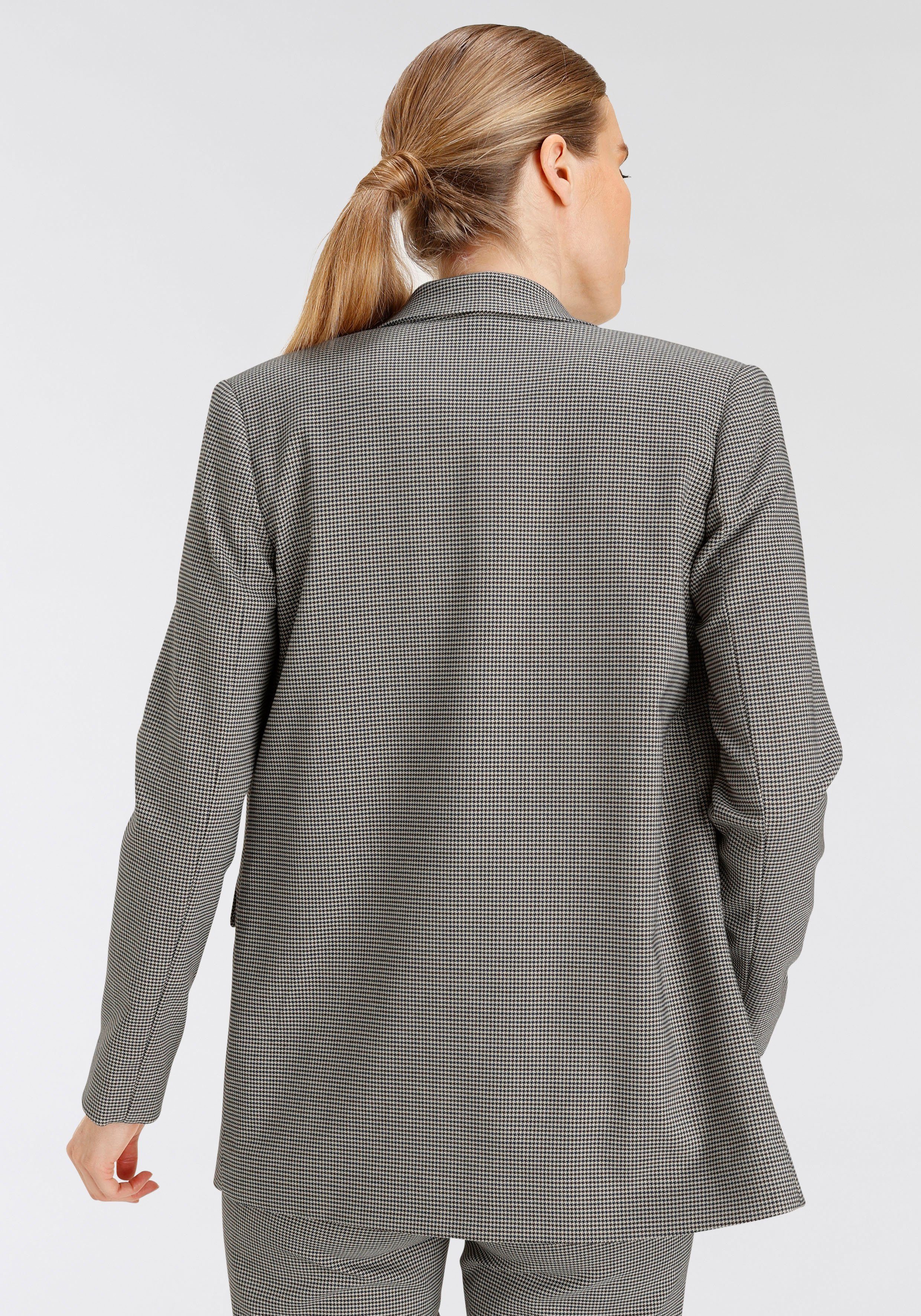 DELMAO Jerseyblazer in trendigem Karomuster - NEUE MARKE!