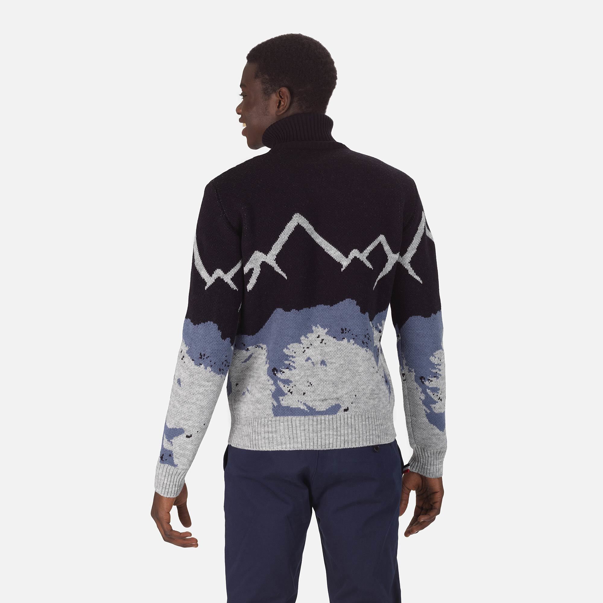 Pull en maille à col roulé Homme