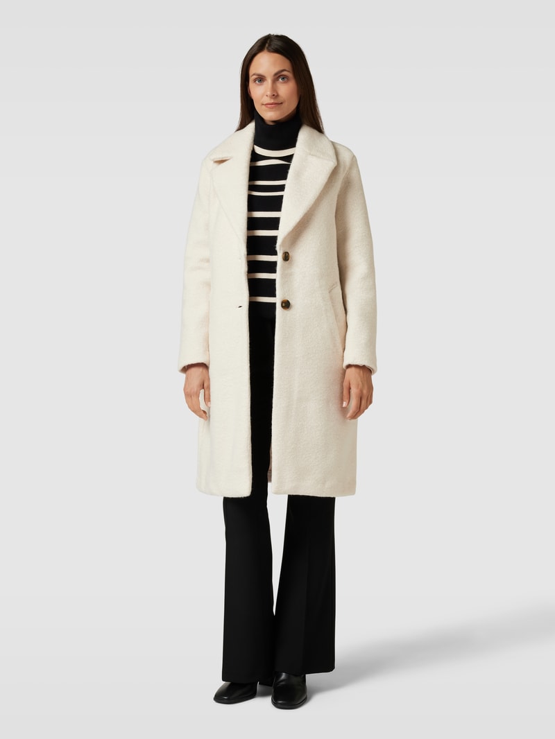 Mantel mit Reverskragen Modell 'ANNY' in offwhite