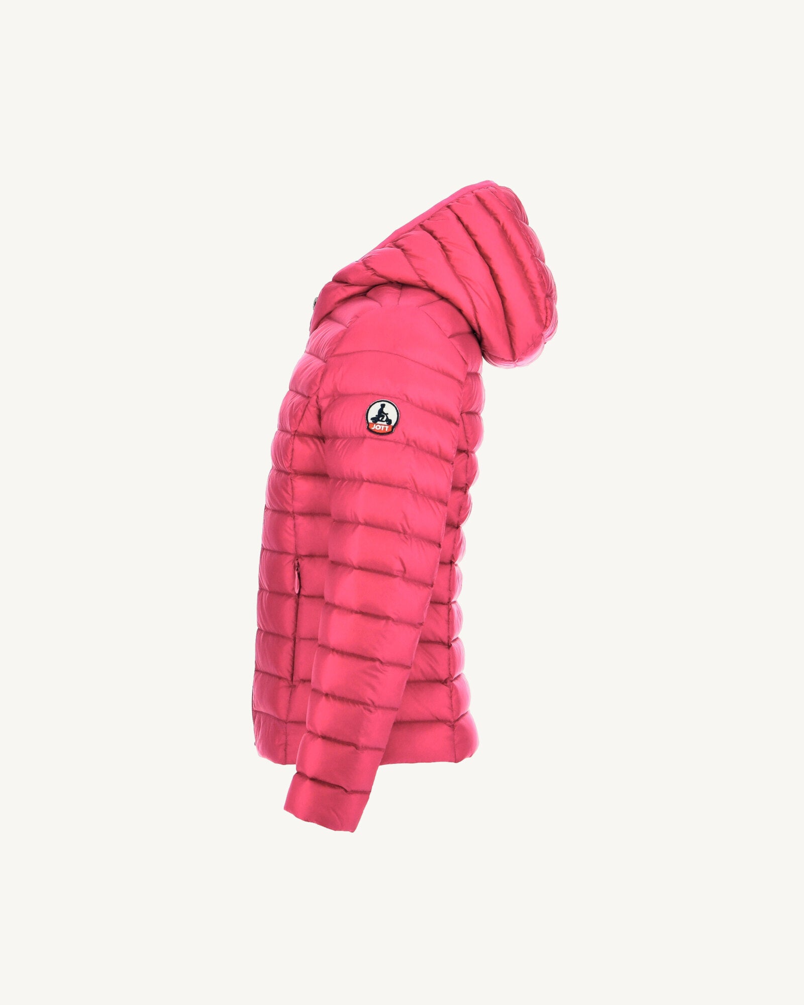 Doudoune légère à capuche enfant Rose cerise Carla