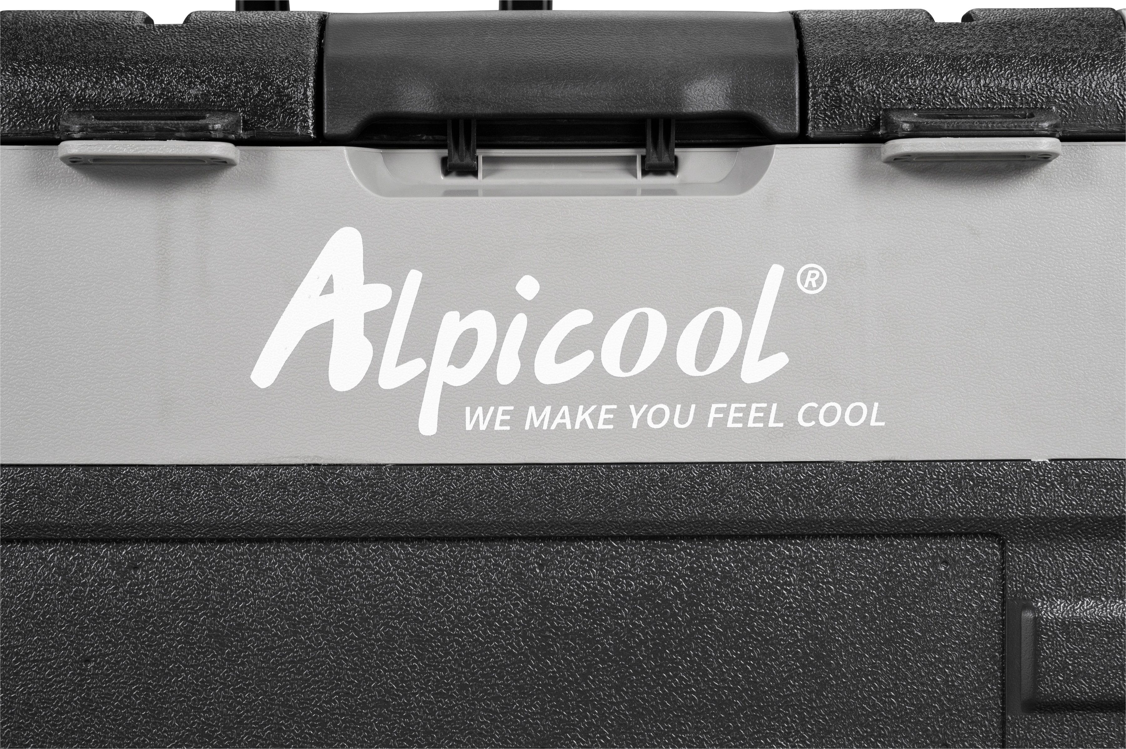 ALPICOOL Elektrische Kühlbox NX42, 42 l, 42L Kompressor-Kühlbox, im Fahrzeug und zu Hause nutzbar