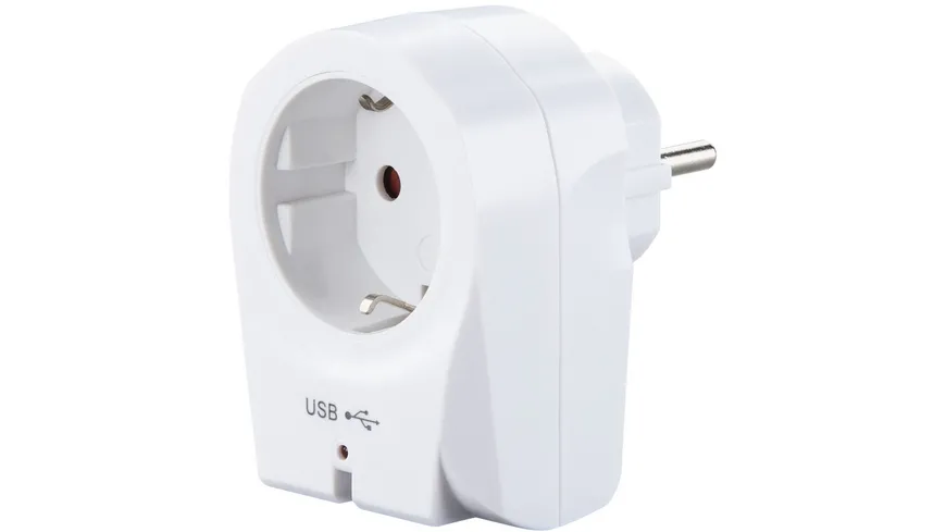 Hama USB-Steckdosenadapter, 2,1 A, 2 Ausgänge