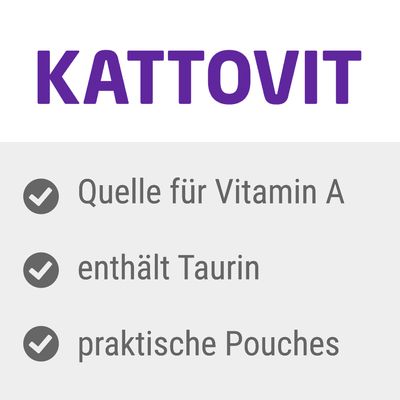 Kattovit Vital Care Hair & Skin Pouches mit Geflügel
